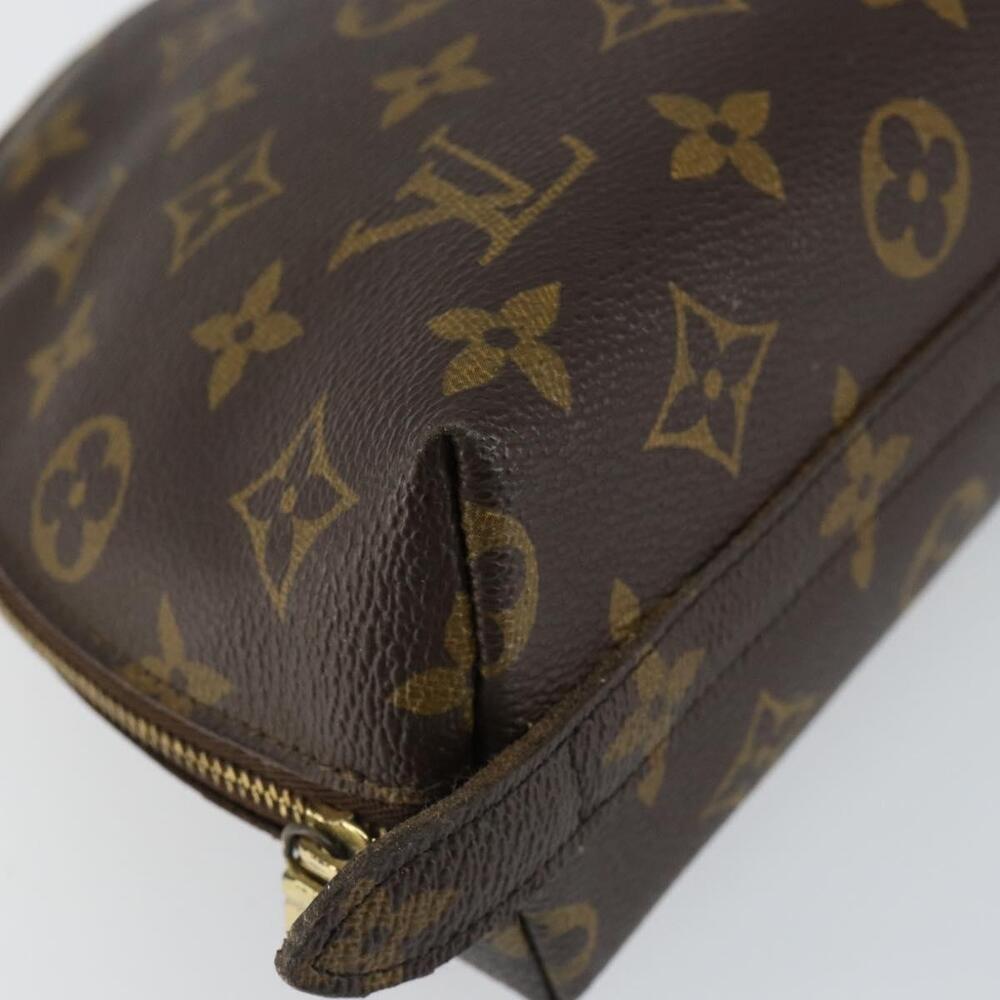 LOUIS VUITTON Monogram Trousse Demi Ronde Cosmetic Pouch M47520 LV Auth BA6539 - Picture 14 of 16